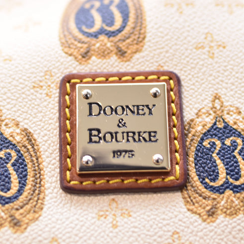 Disneyland Club 33 徽标 Dooney & Bourke 挎包圆顶包